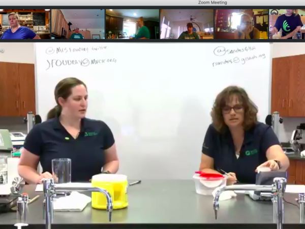 Food science learning in a virtual format