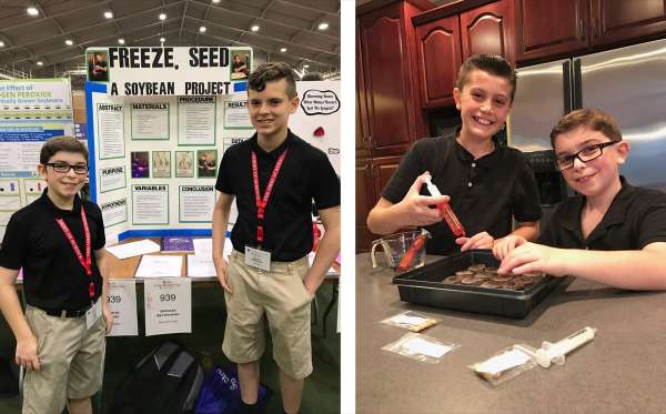 Soy science prize winner doing inquiry-based research